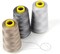 Sewing Thread 100% Polyester Spools 5 Colors 3000 Yard Spools Overlock Cone for Serger Sewing Machine